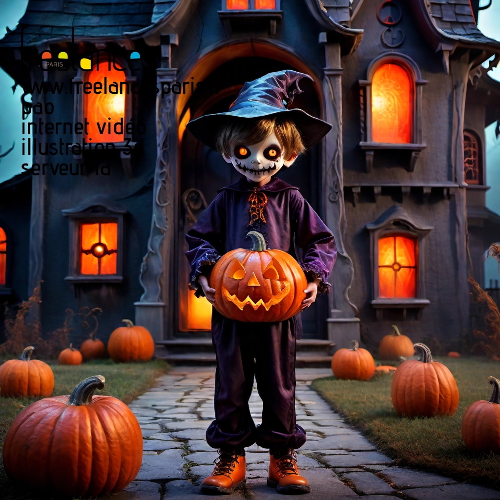 Pao mise en page internet vidéo illustration 3d serveur IA générative AI freelance paris studio de création magazines rj8m5ra0